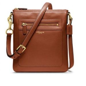 COACH Legacy Leather Swingpack Brown